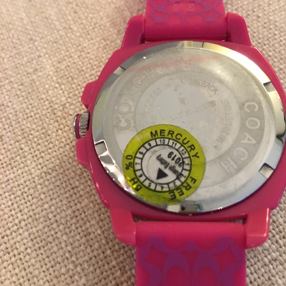 Ladies Coach Watch-pink - Picture 2 of 7